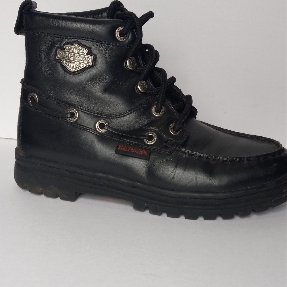 Harley-Davidson Boots Black Leather Size 6